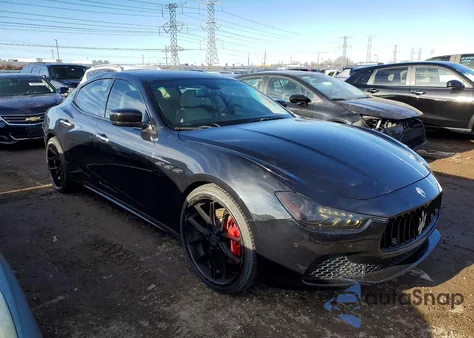 2016 Maserati Ghibli S z USA, uszkodzony, nr VIN ZAM57RTA8G1187112